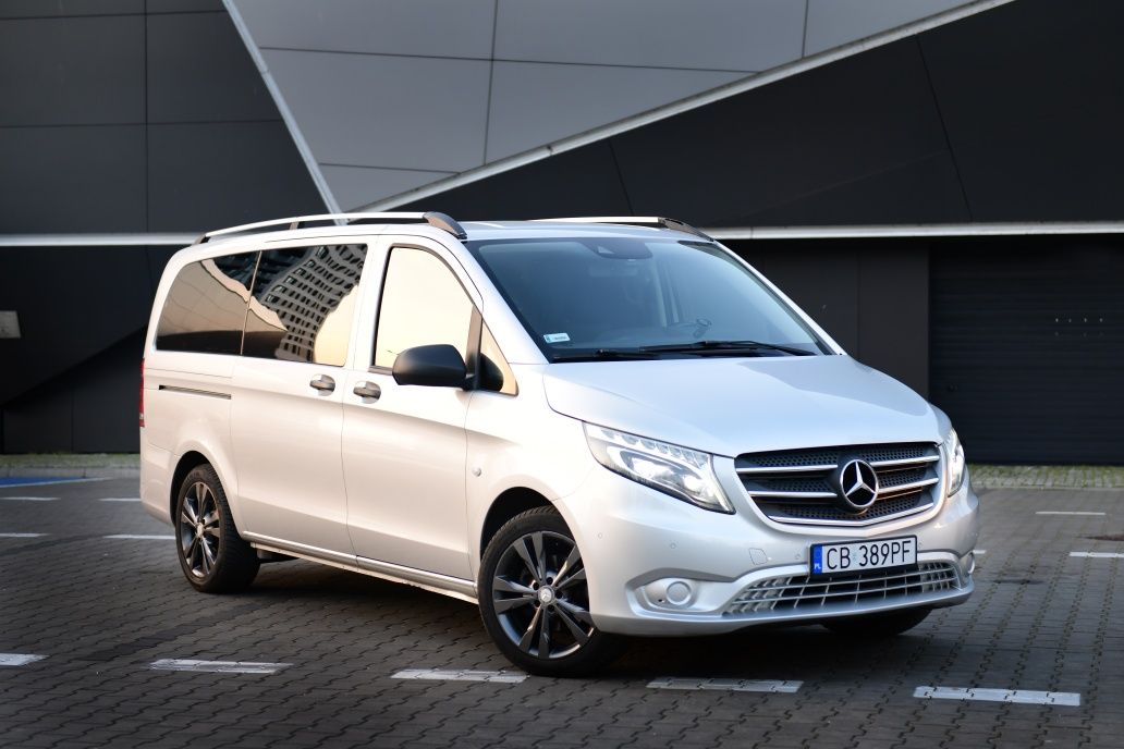 Przewóz osób wynajem busa  z kierowcą Mercedes Vito 8 miejsc