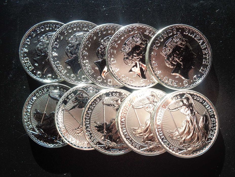 Onças Prata 999 Britania