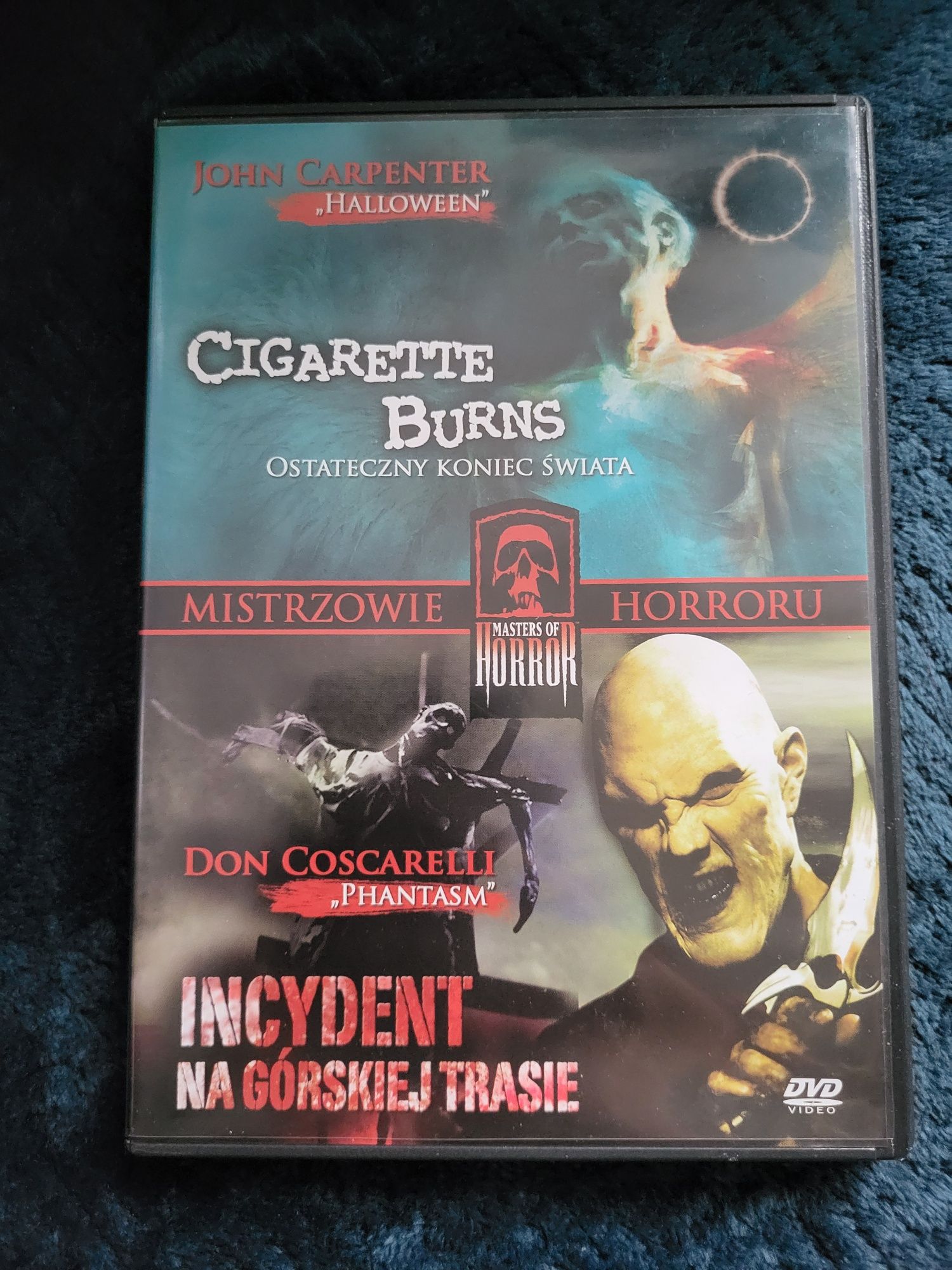 Film na Dvd horror Incydent na górskiej trasie i Cigarette Burns