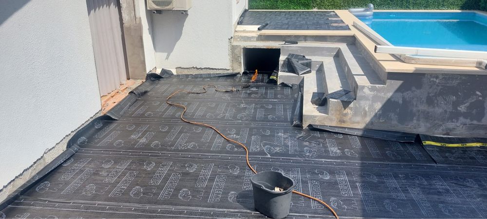 Coloco tela asfaltica e ipermiavel