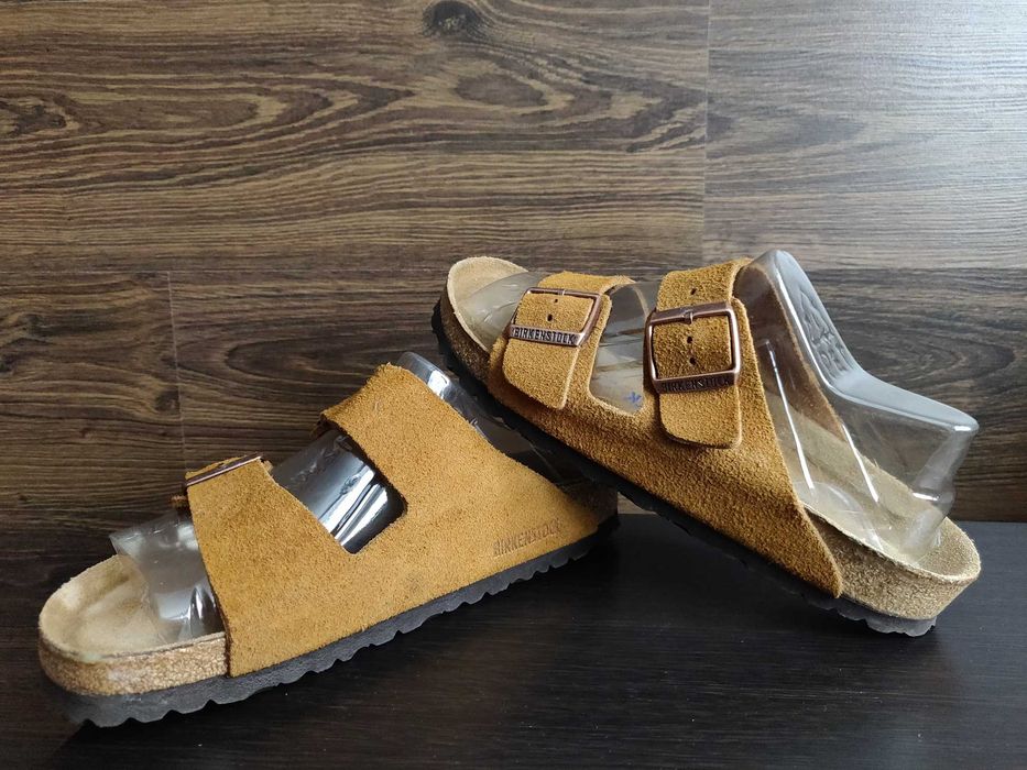 Сандалии Birkenstock Arizona Germany р. 40 стелька 26 см. замш.