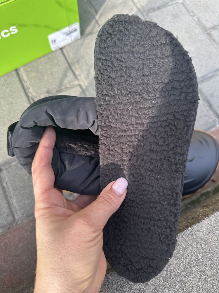 Дуттки зимові чоботи сапоги оригінал Crocs Echo Boot m5 w8 38 - 39