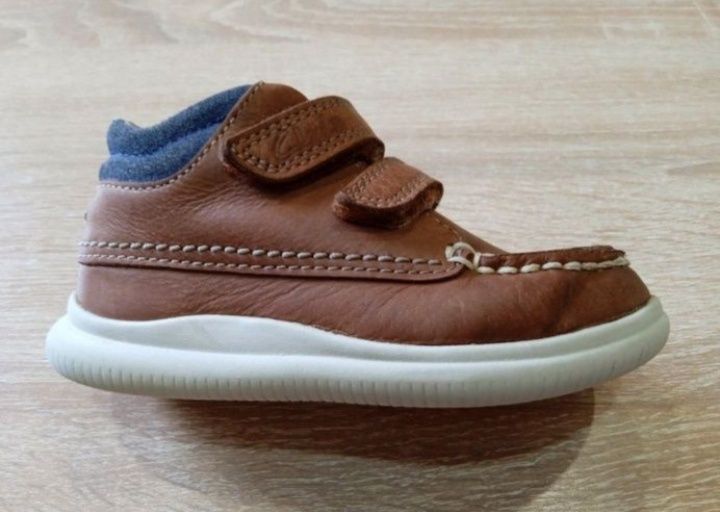 Туфли мокасины Clarks из натуральной кожи 21р.