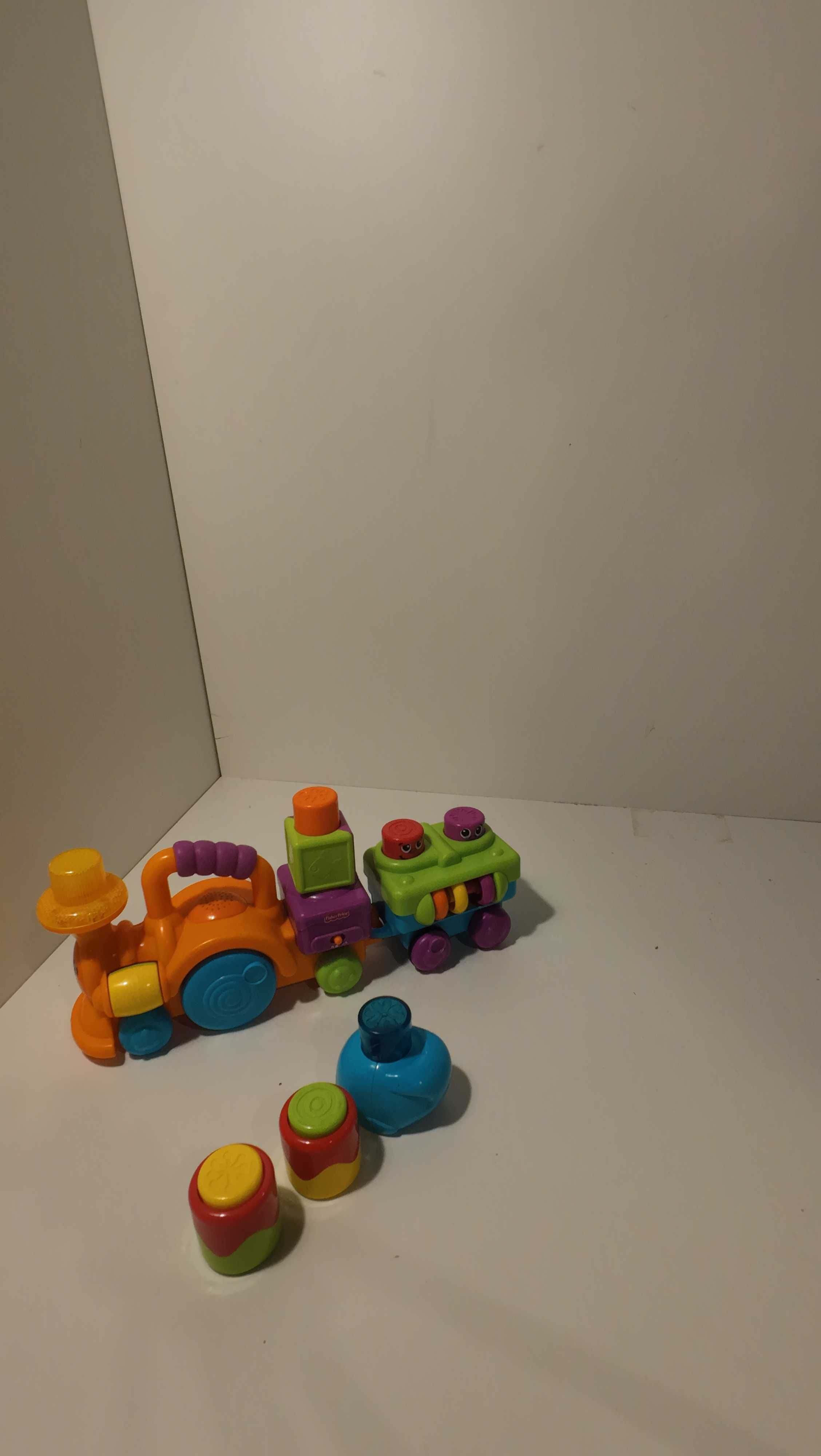 Kolorowy Pociąg wesołych klocków Fisher Price 3256 P7528
