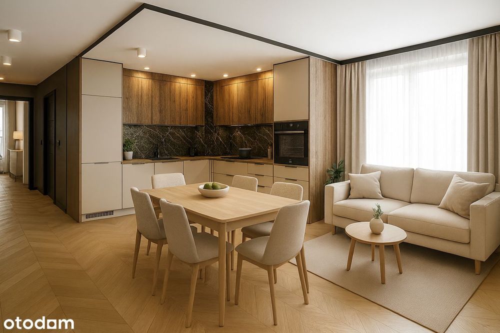 Wysoki standard - 3 pokoje, balkon, garaż podziemny i komórka lok.