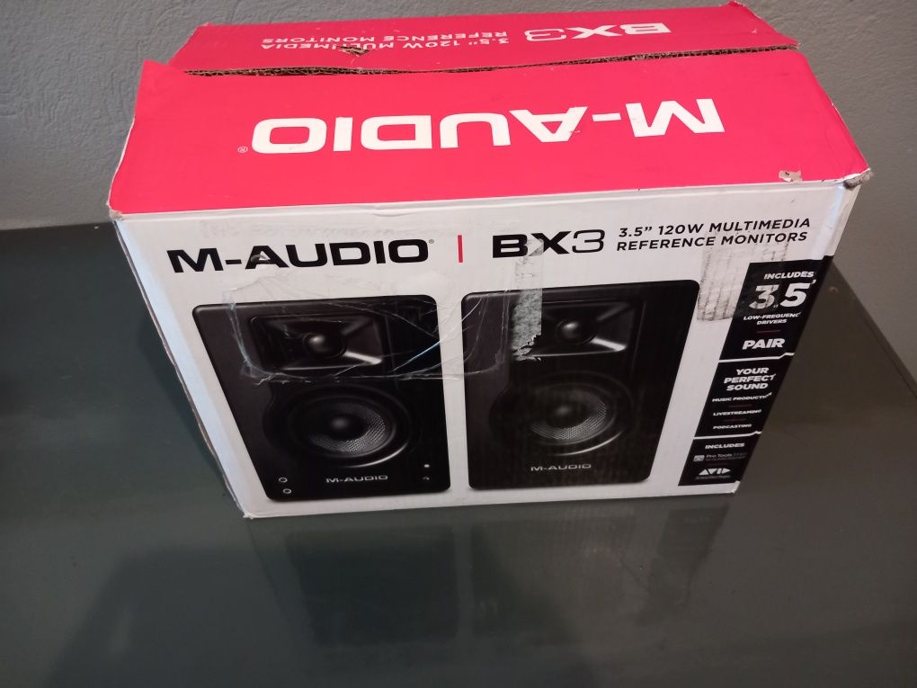 M-AUDIO BX3 - monitory aktywne,głośniki (para)
