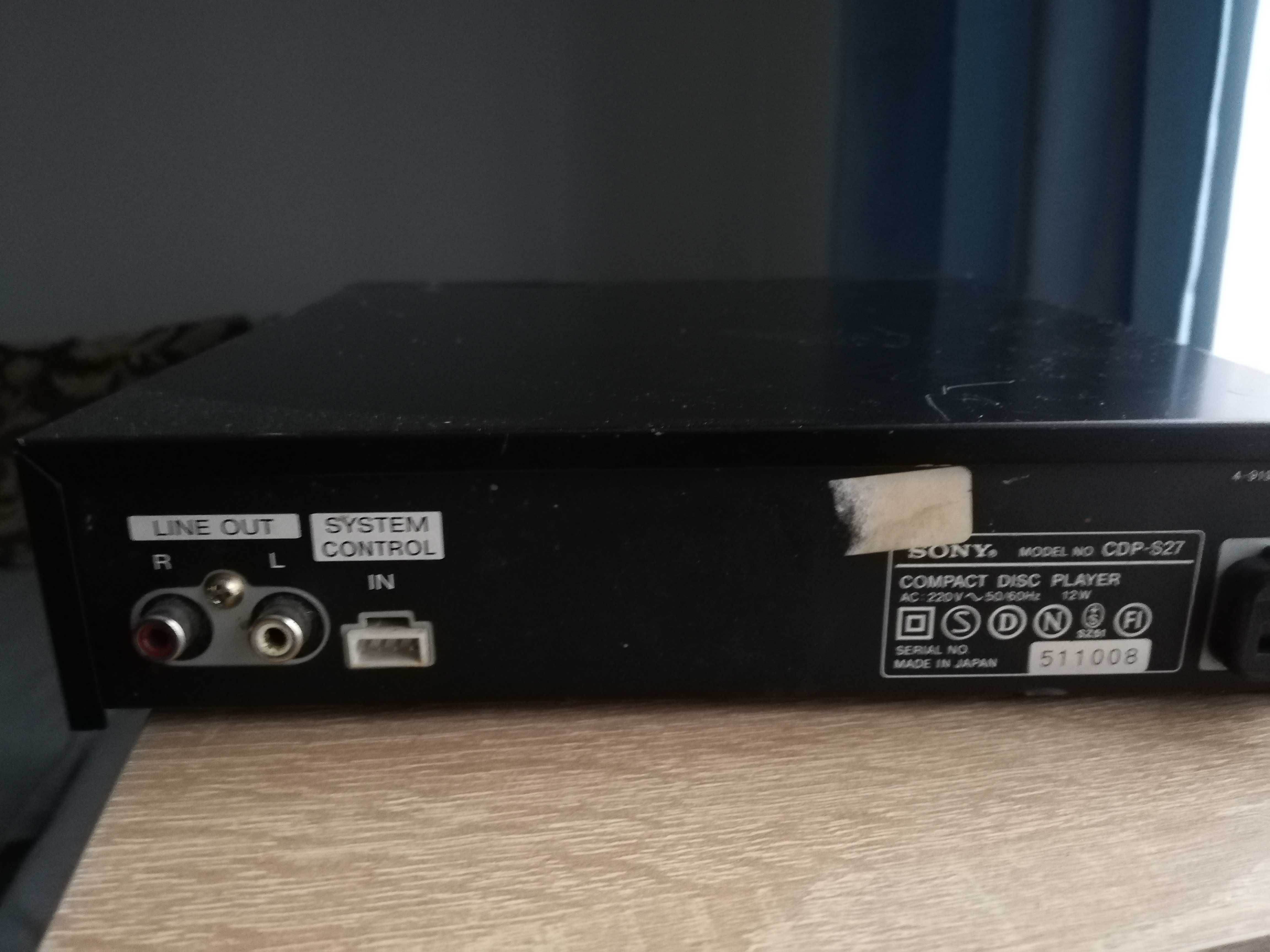 Odtwarzacz cd Sony cdp-s27