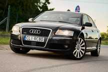 Audi A8 D3 4.0 V8 TDI 276KM Quattro | Jasna Skóra | Solar | Zarej w Polsce
