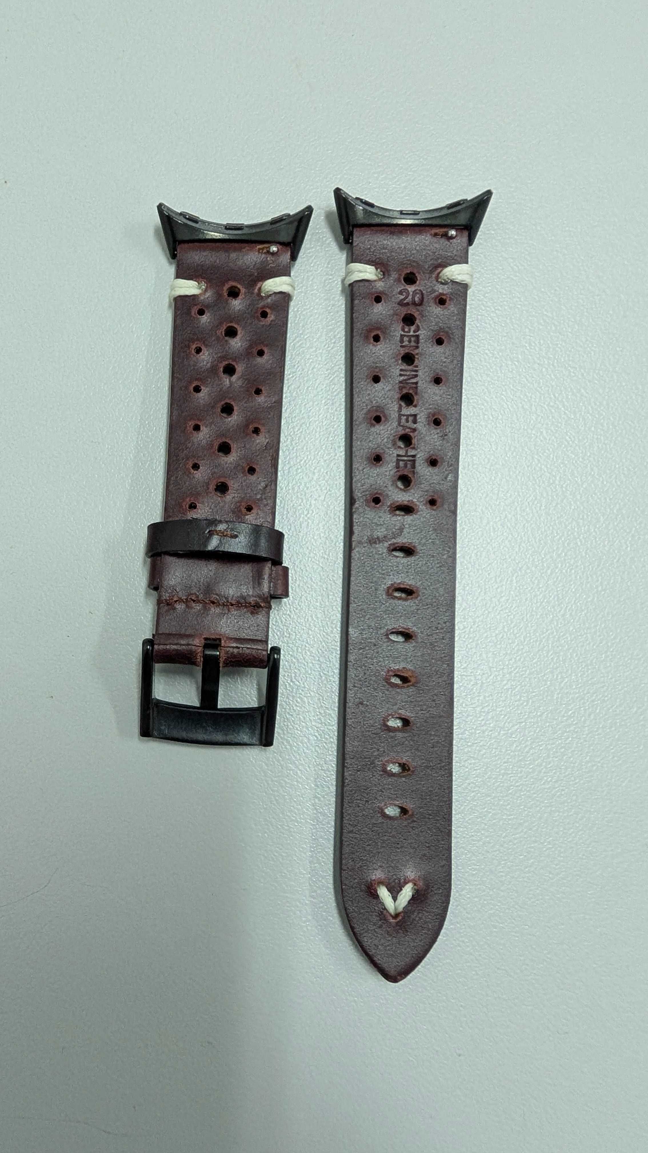 Bracelete em couro Pixel Watch 3