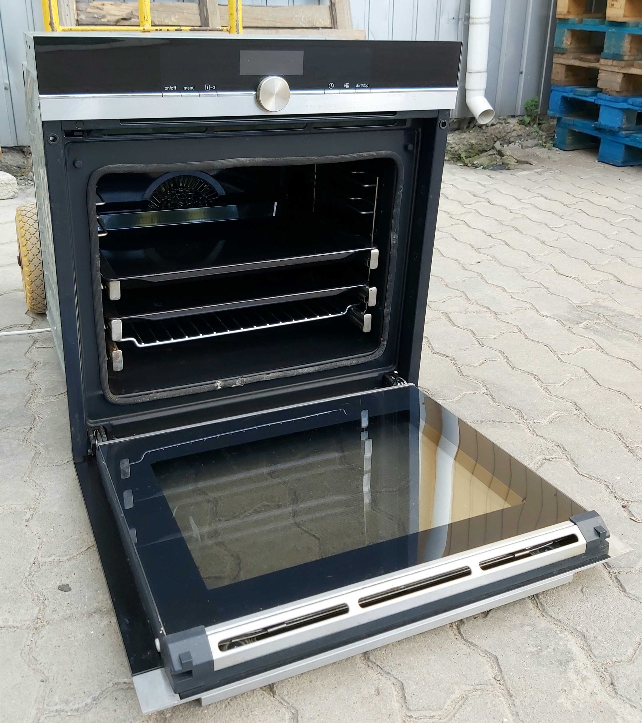Духовой шкаф Сименс Siemens HB676G0S1 IQ700 с рус укр текстовым меню