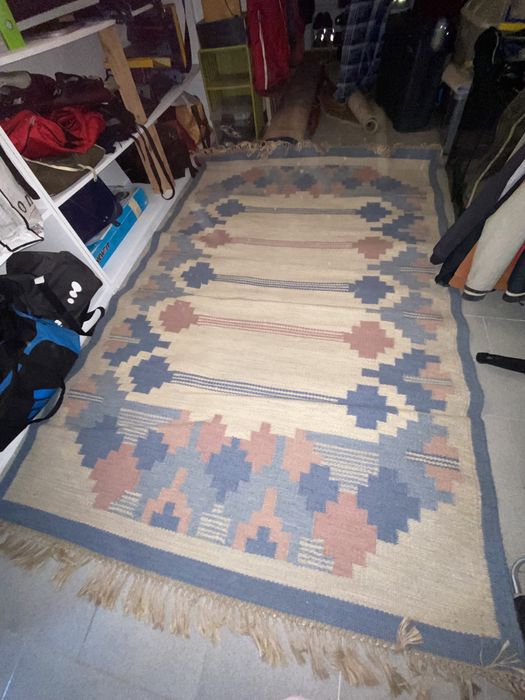 Tapete tipo arraiolos retangular