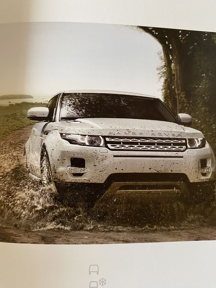 Brochura catálogo Range Rover Evoque 2012