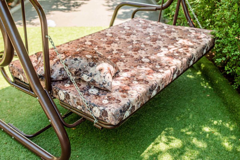 Акція! Садовые Качели "Сандра" Раскладные с крышей. Качеля Гойдалка