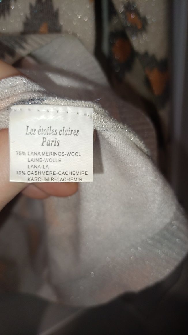 Les Etoiles Claires XL Merino Kaszmir Elastan