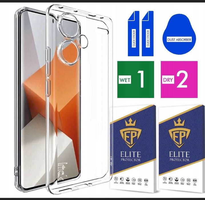 Etui + szkło do Xiaomi Redmi Note 13 Pro Plus 5G