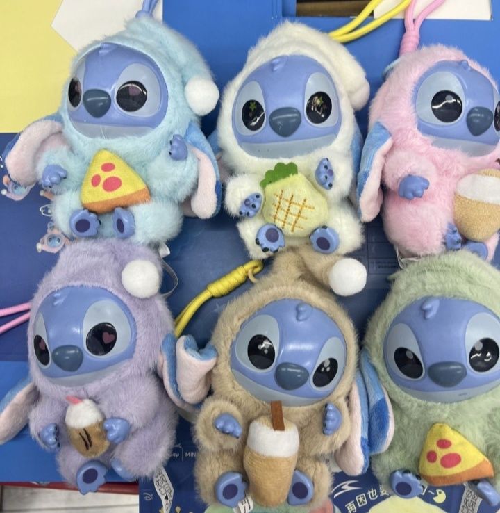 М'яка іграшка Стіч сюрприз Stich Labubu Лабубу брелок