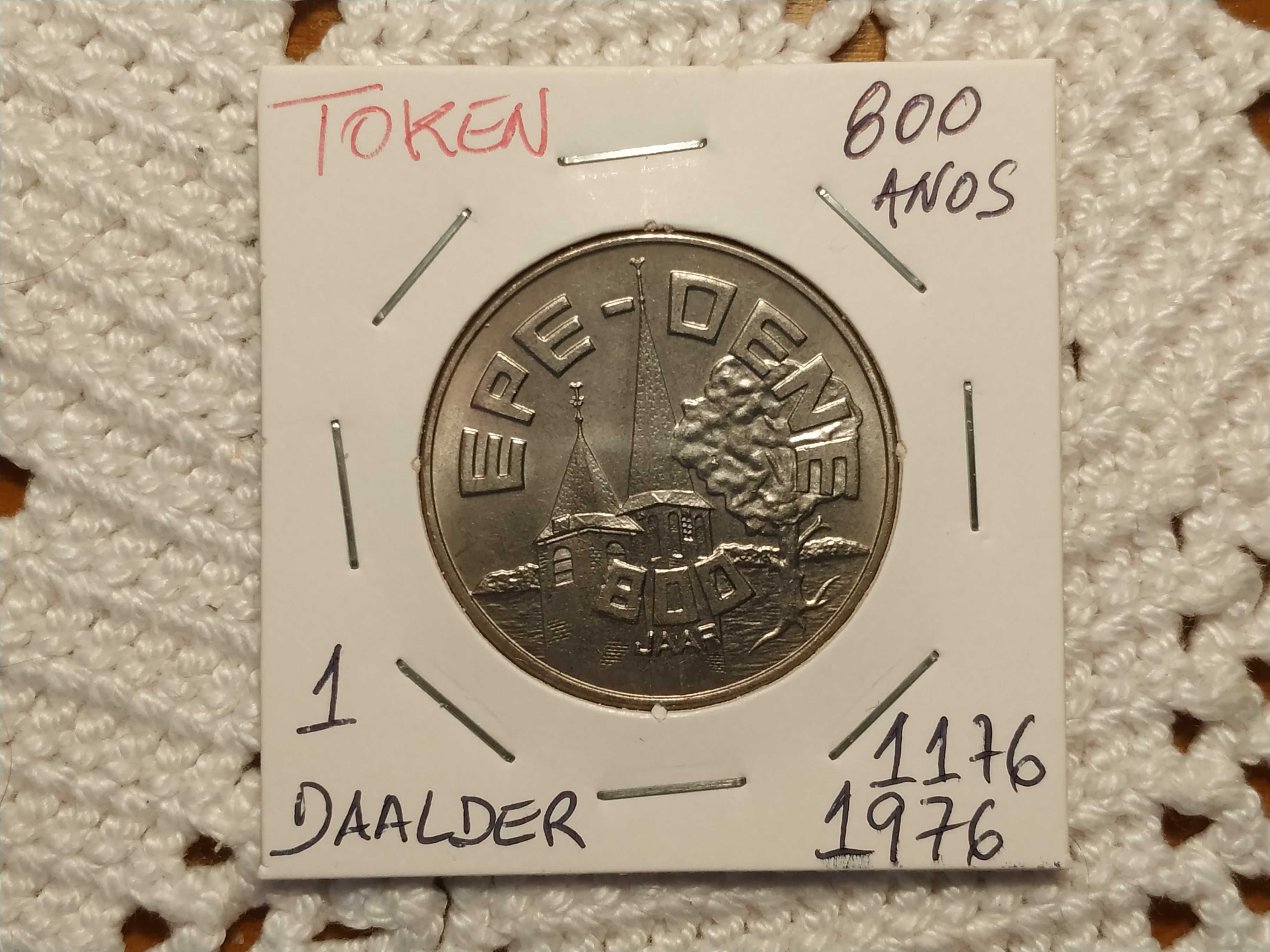 Token da Holanda 300 anos 1 Daalder 1976