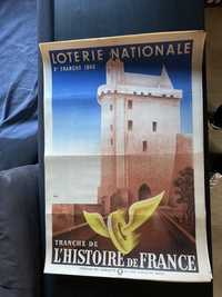 Plakat "Loterie Nationale - Tranche de l'histoire de France", 1940