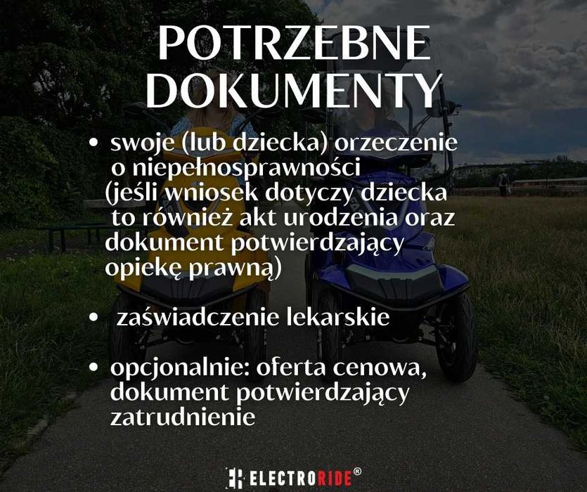 Nowy FASTI MED 4-kołowy pojazd elektryczny ułatwiający poruszanie