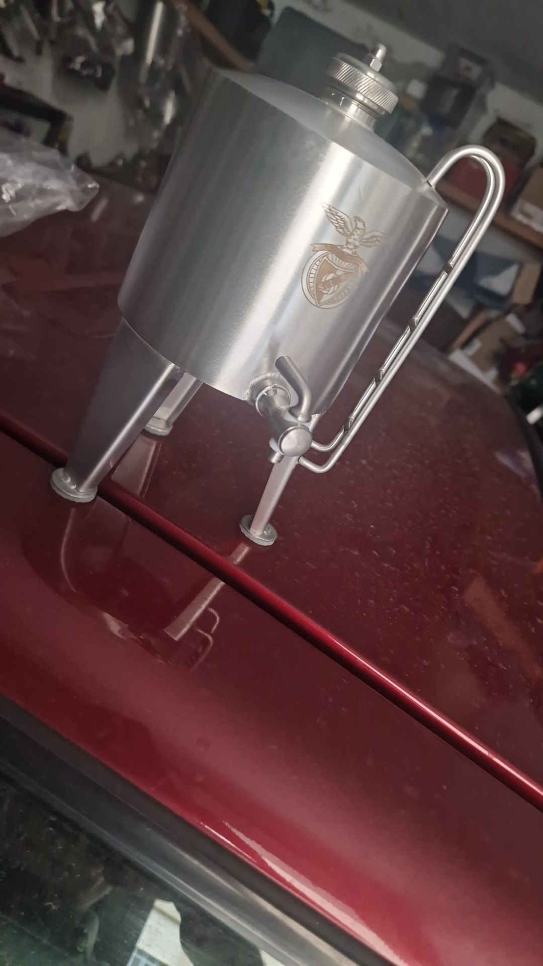 Cubas inox polidas artesanais qualidade duram vidas . Ler texto.