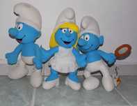 Peluches smurfs pou ANGRY BIRDS continente e legumes lidl