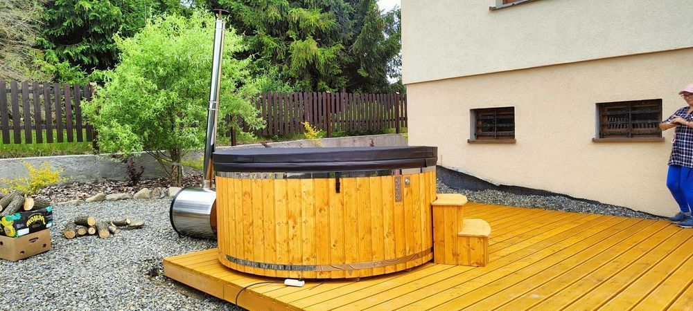 Balie ogrodowe z piecem zewnętrznym. Balia ogrodowa, ruska bania Tanio