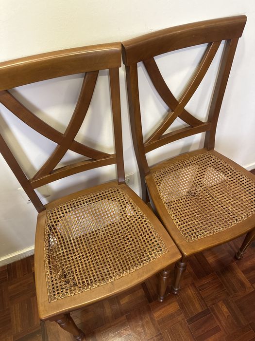 6 cadeiras de mesa de sala de jantar