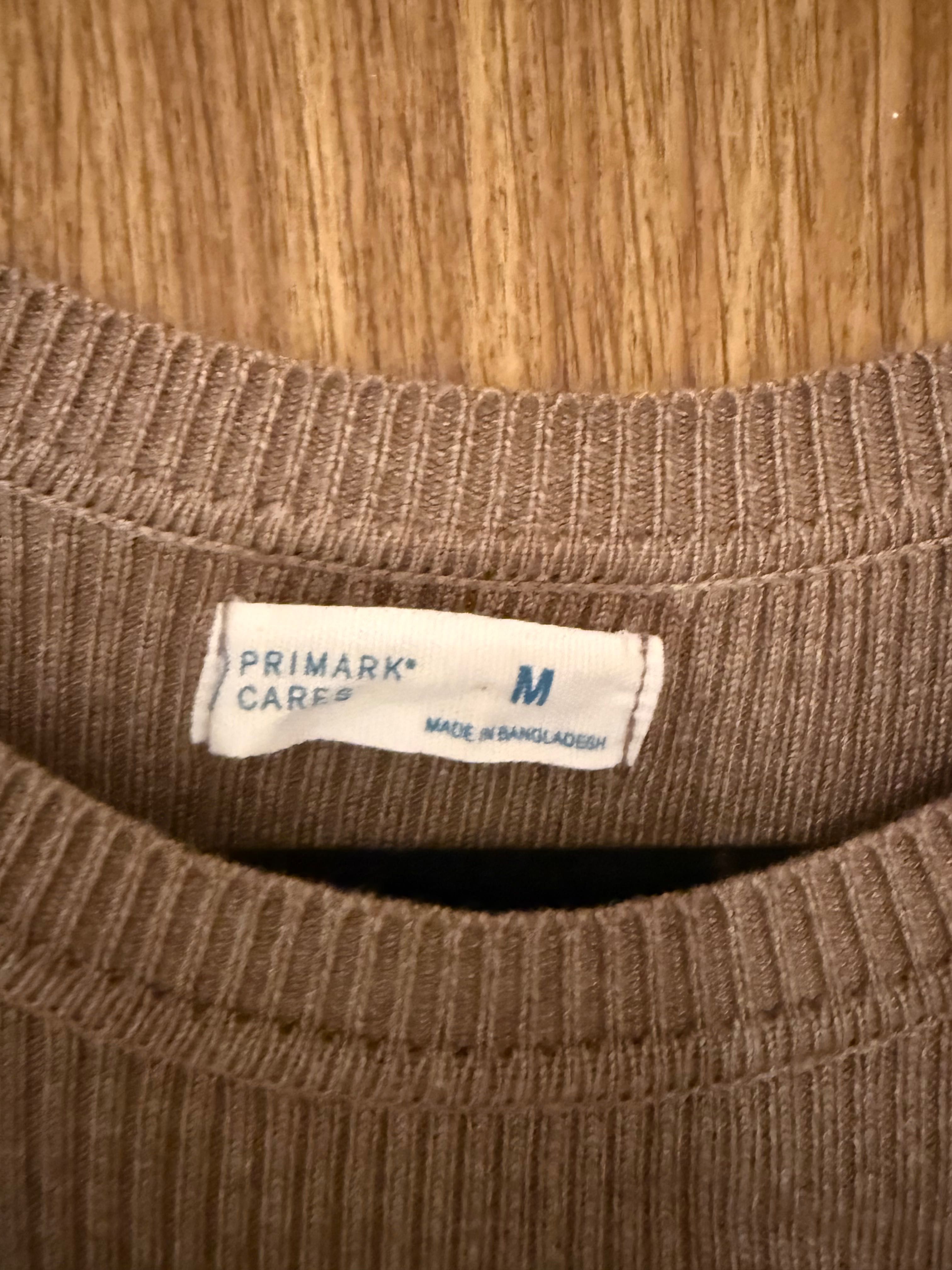 Długa swetrowa sukienka w paski Primark rozmiar M