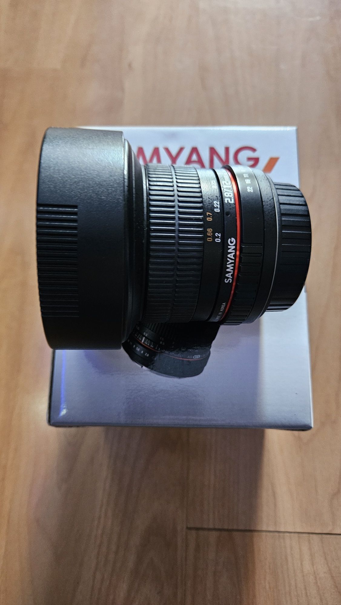 Lente SAMYANG 12MM F2.8 ED AS NCS FISH-EYE (FULL FRAME) CANON (EF)