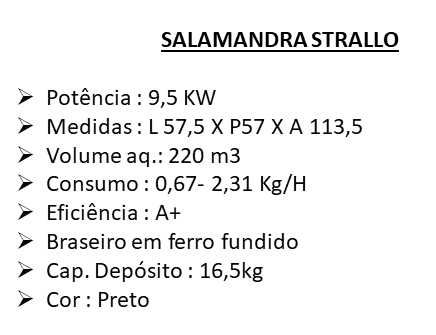 Salamandras a pellets "Strallo" - Caminetti Montegrappa