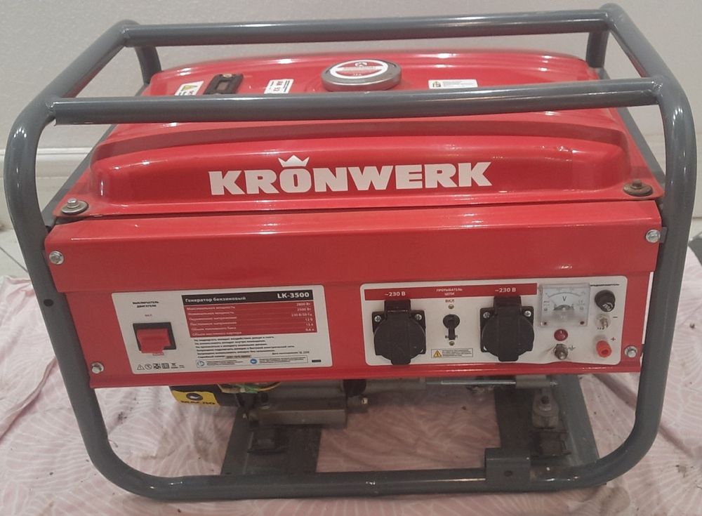 Бензогенератор  генератор KRONWERK LK 3500  Німеччина! Найкраща ціна!