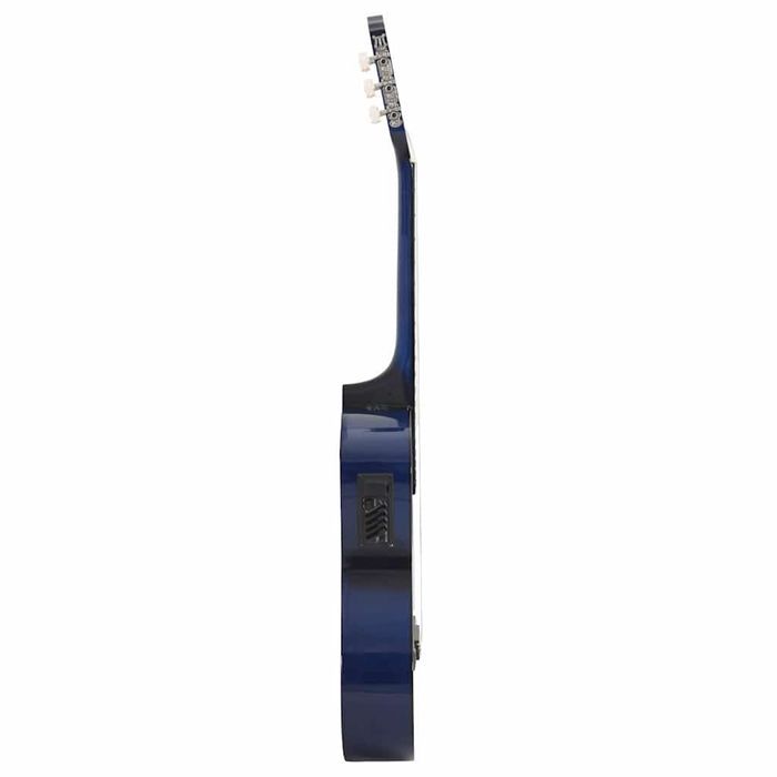 Gitara Klasyczna Z Wycięciem, 6 Strun I Equalizer, Niebieska