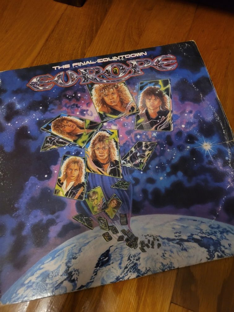 Vinil original de 1986 Europe "The final countdown ".