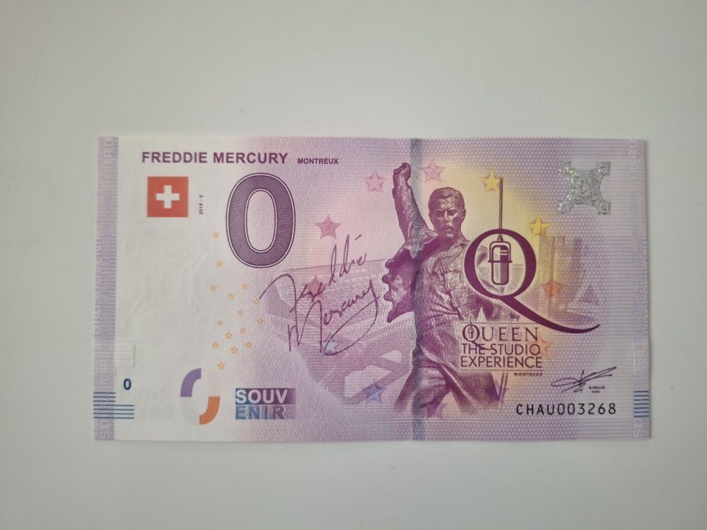 0 Euro Freddie Mercury Montreux 2019r