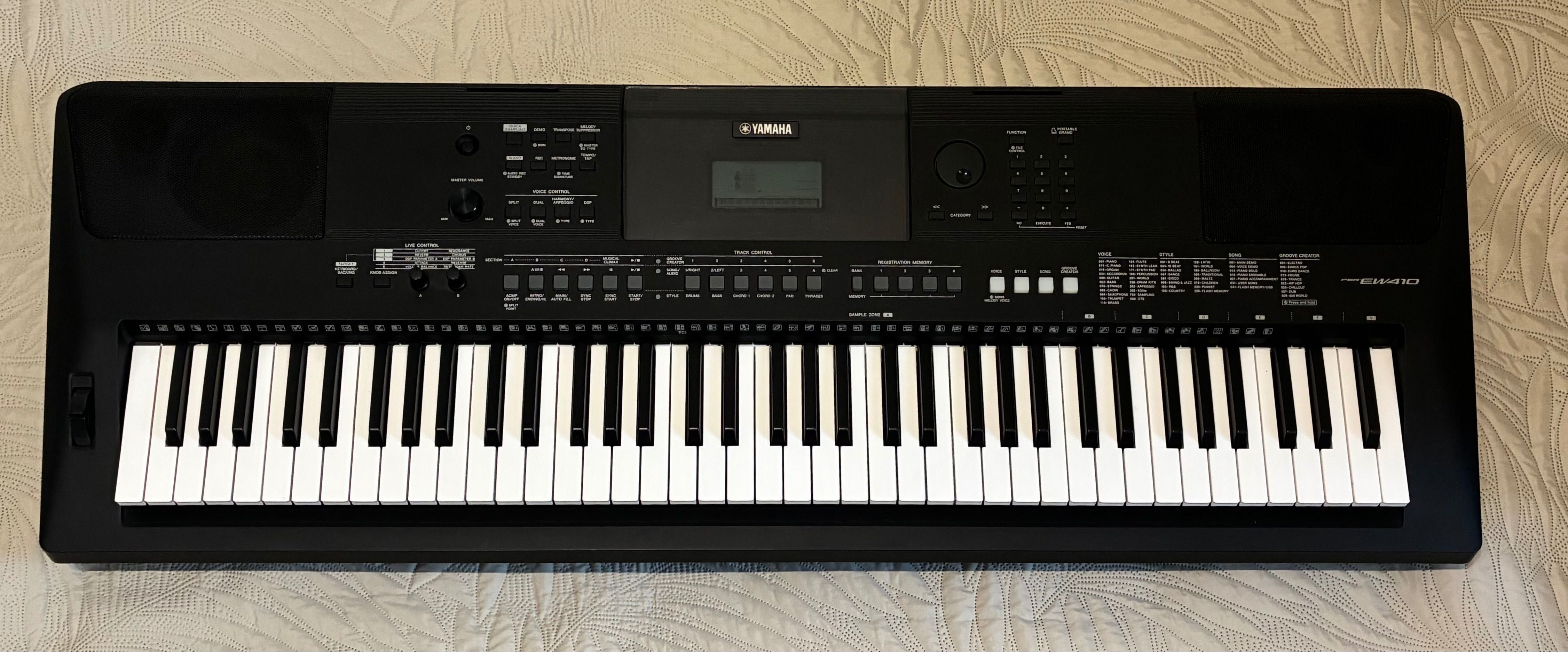 Yamaha PSR-EW410 Keyboard stan BDB + stojak. Możliwość dostawy Wawa