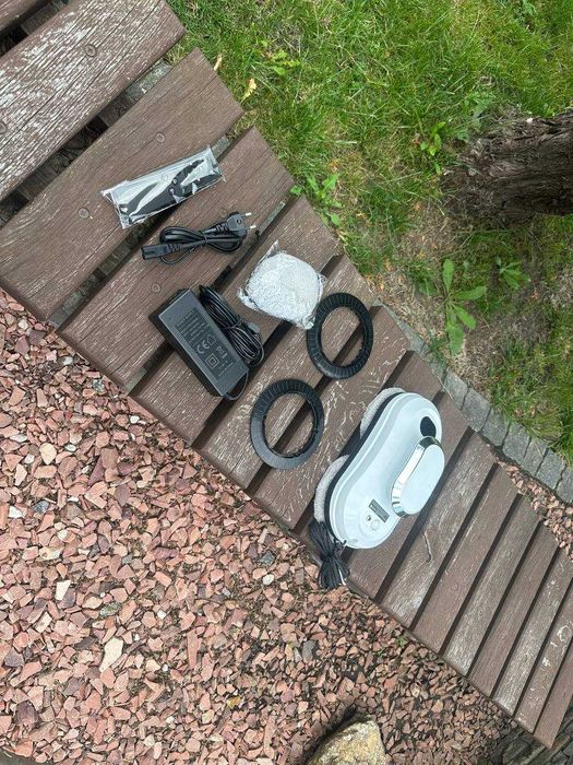 ‼️ Робот для миття вікон на акумуляторі з пультом керування 6 насадок