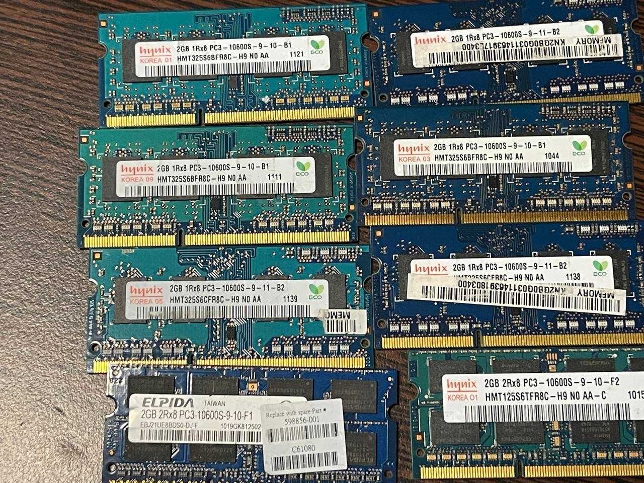 Оперативная  Память для ноутбуков SK hynix 2 GB SODIMM DDR3