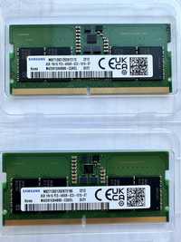 Оперативная память DDR5 по 8Гб Samsung для ноутбука, 2 шт