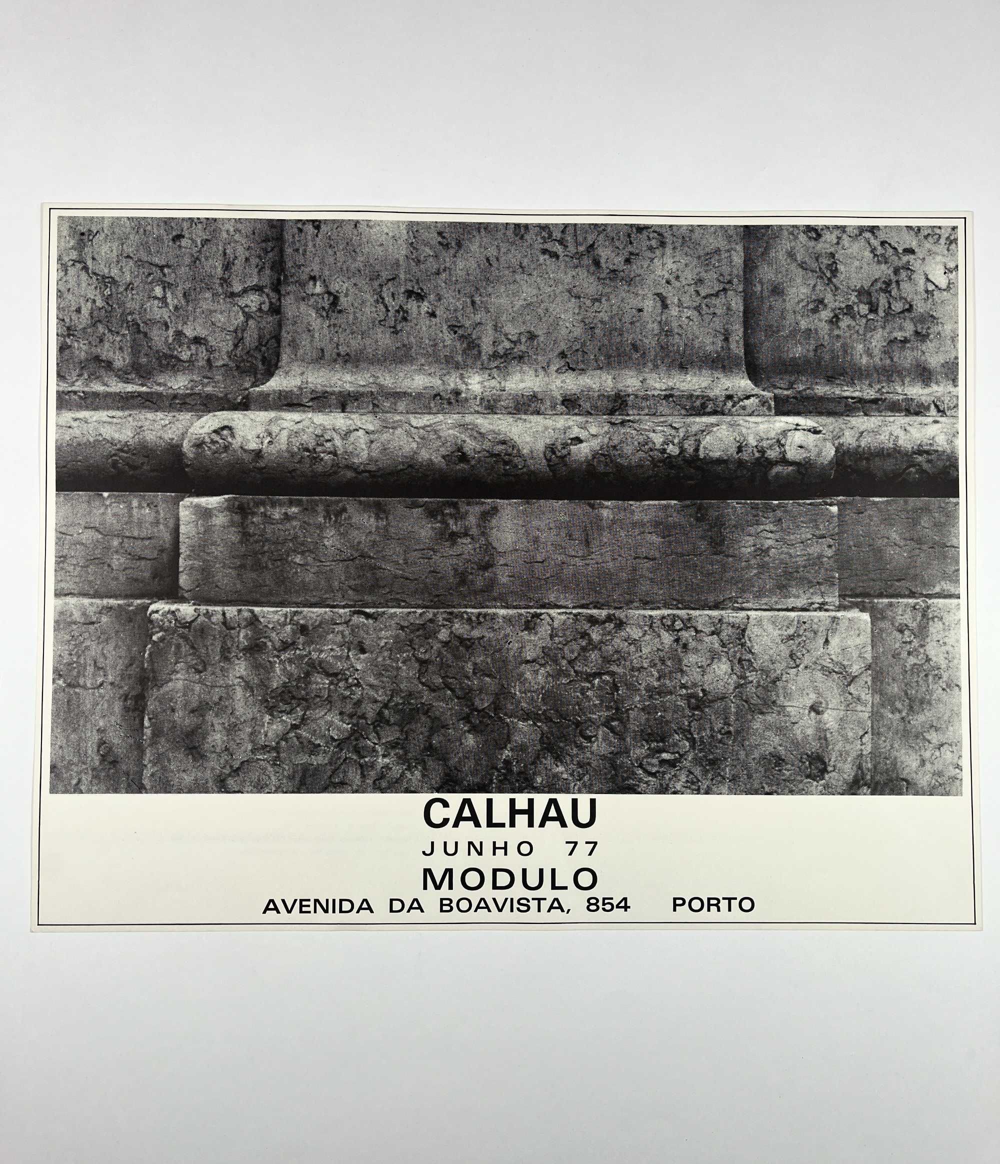 Fernando Calhau Cartaz da exposição Galeria Modulo Porto 1977