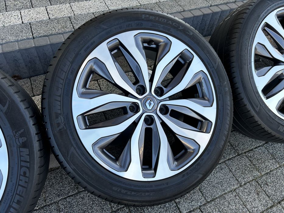 Koła felgi aluminiowe Renault Talisman 18 CNC Nissan Dacia BDB 5x114,3