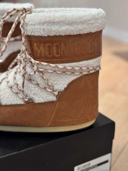 MOON BOOT ICON FAUX нубуку-тедді / Мунбутси Снігоходи Снегоходы Дутики
