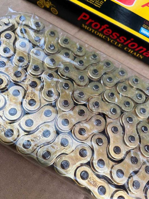 Ланцюг на мотоцикл сальниковий 428, 520. Цепь на мотоцикл DID O-ring