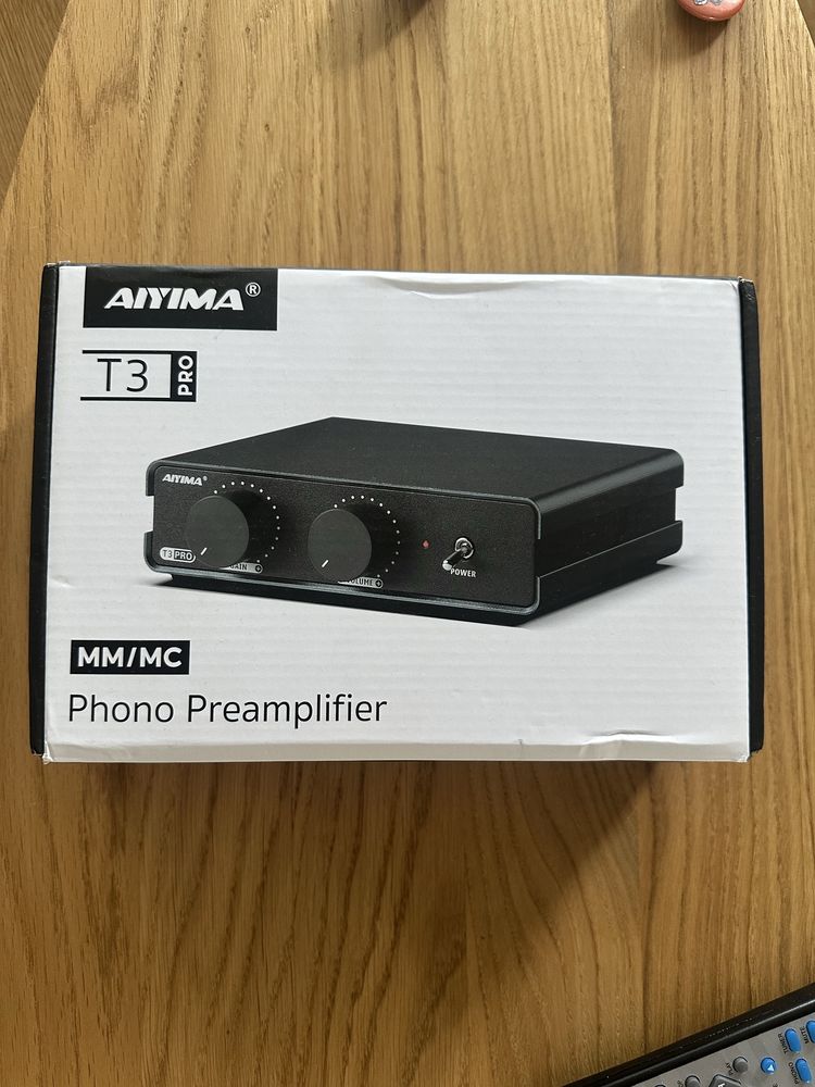 Aiyima T3 Pro przedwzmacniacz gramofonowy MM/MC
