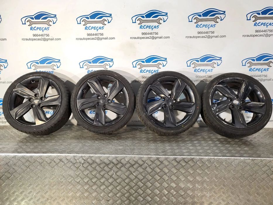 Conjunto Jantes 18 Originais Hyundai Veloster Turbo ET49 7.5J 5x114 52910-2V350