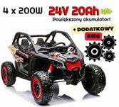 Samochód BUGGY CAN-AM MAVERICK + DODATKOWY BIEG auto na akumulator