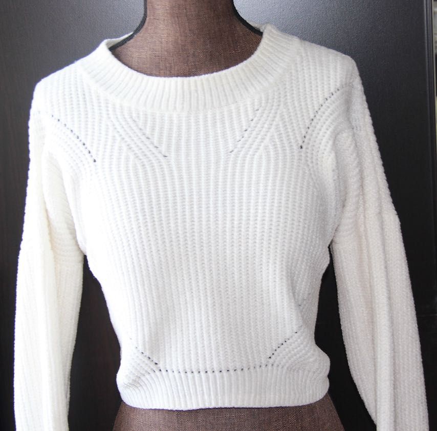 h&m sweter biały bezowe ecru s xs m 34 36 38 kardigan misiu