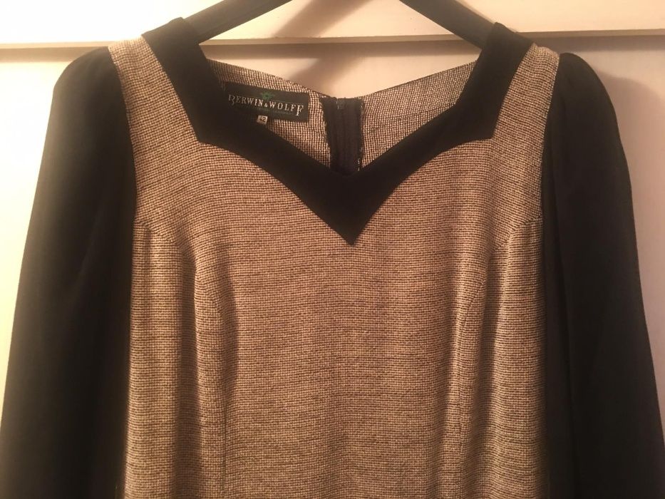 Платье макси велюровое бренд Berwin & Wolff Германия размер 42(50)