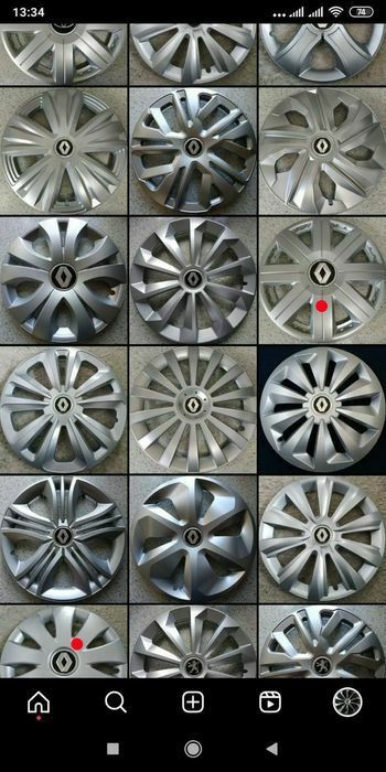 Колпаки Ковпаки Рено Renault  r15 радиус есть все размеры