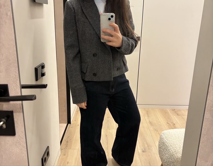 Піджак Zara (кроп), 30% шерсті