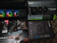 3miesięczny komputer do gier RTX 5070Ti 16GB Ryzen 7 9700X 32GB DDR5